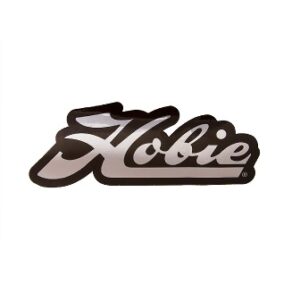 Hobie Decal Script Chrome Black - 12453023