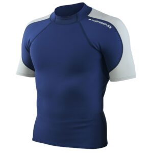 2620 LB - NRS Men’s HydroSkin Shirt – S/S – Blue/Grey – LG