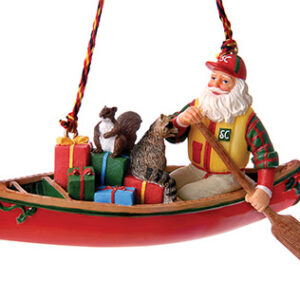 #99581 - Canoeing Santa Ornament