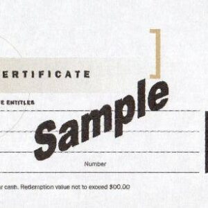 PPP Gift Certificate