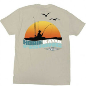 Hobie Sunset Fish Tee Shirt - Harbor Sand - Large